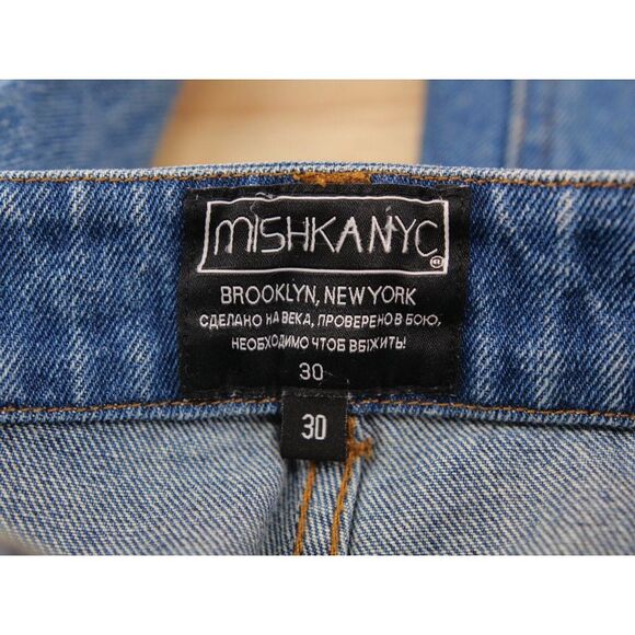 VTG Mishka Jeans Men 32x30‎ Elastic tapered leg Jeans 30 - Picture 12 of 13
